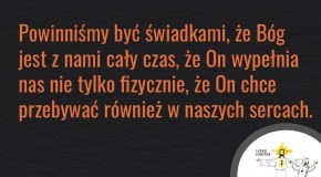 XX Niedziela Zwykła, Boża obecność
