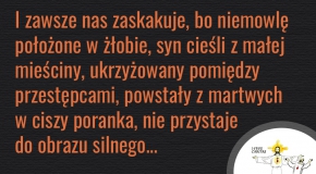 III Niedziela Adwentu, I zawsze nas zaskakuje